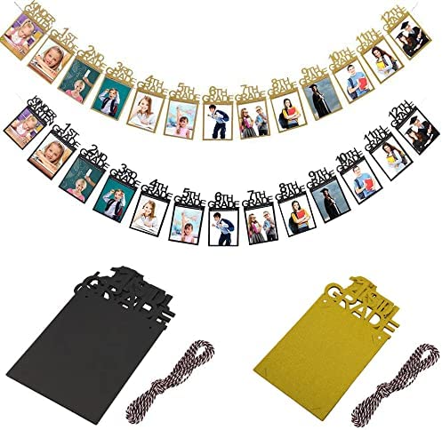 Graduation Photo Banner for 2024 Party Decorations,K-12 School Pictures