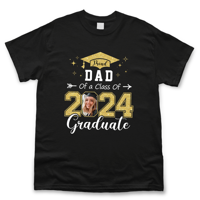 Personalized Proud Family Of A 2024 Senior Photo T-shirt, Hoodie, Family Graduation Gift