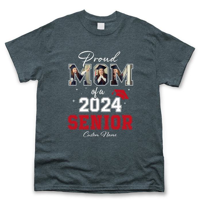 Custom Photos 2024 Senior Graduation Shirt, Graduation Gift