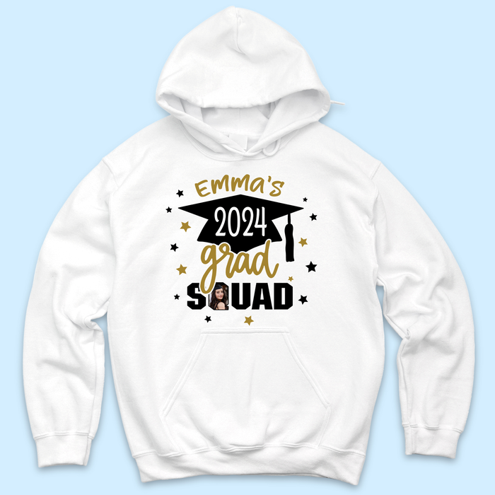 Custom Name’s Grad Squad Graduation 2024 Shirts, Graduation Gift