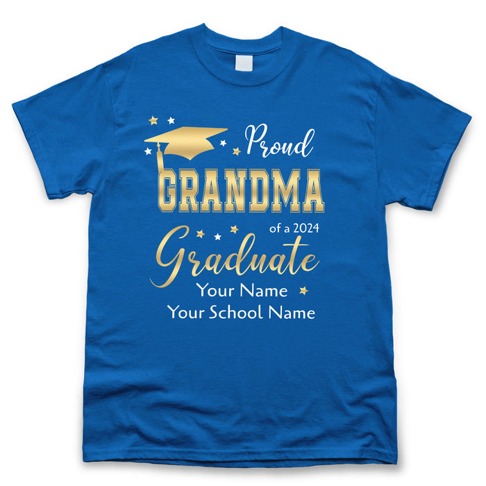 Custom Senior 2024 & Proud Family Graduation Shirts, Graduation Gift